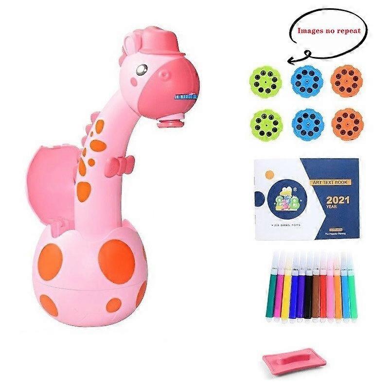 Mini Led Projector Art Drawing Table Light Toy For Children Kids Painting Board Small Desk Educational Learning Paint Tool Craft - Drawing Toys