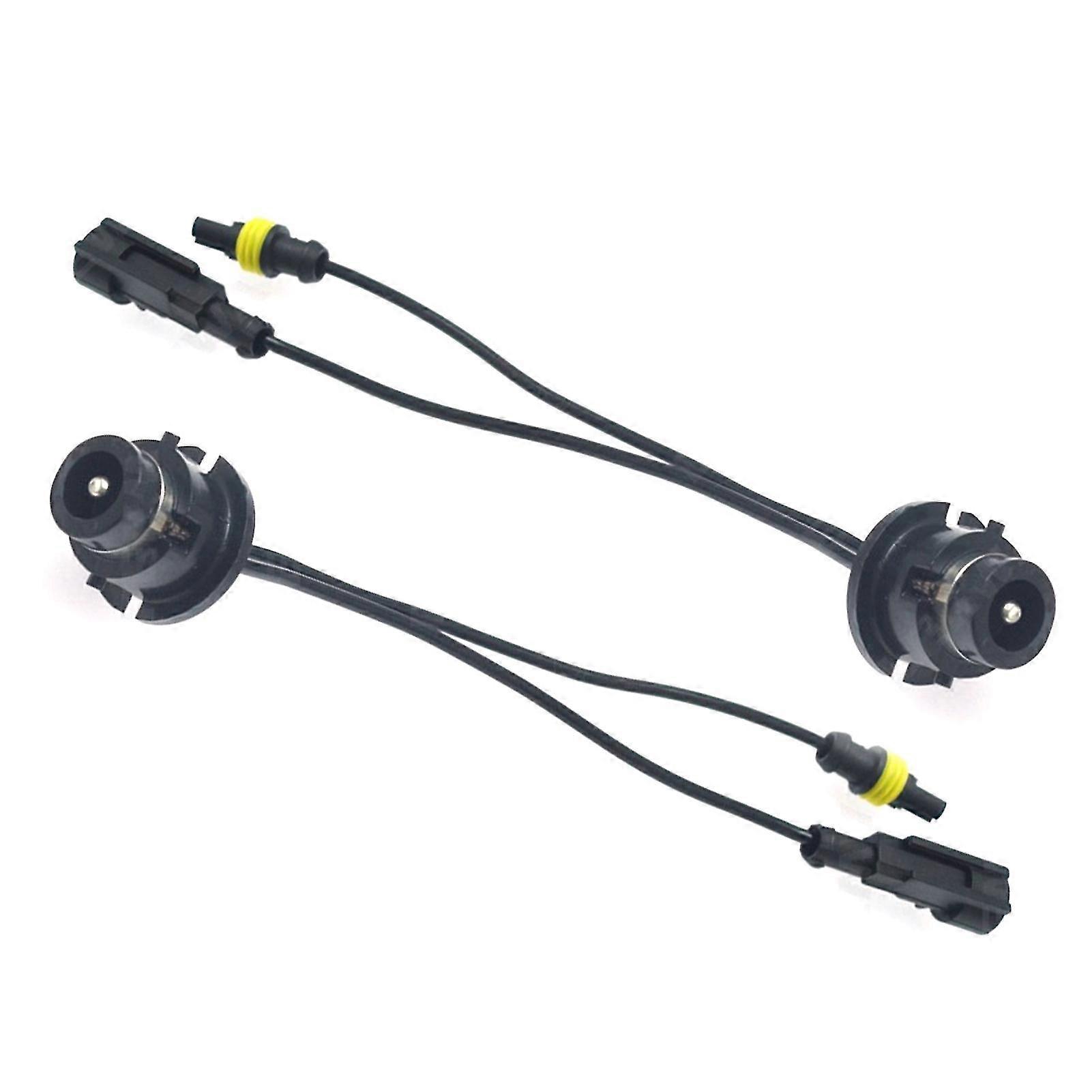 2pcs D2s/d4s Lamp Holder Converter Hid Bulb Socket Conversion Adapter Cables