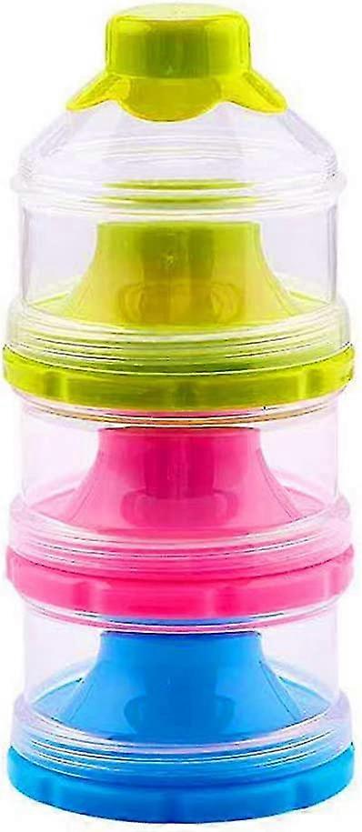 Portable Milk Powder Container Jar With Compartment