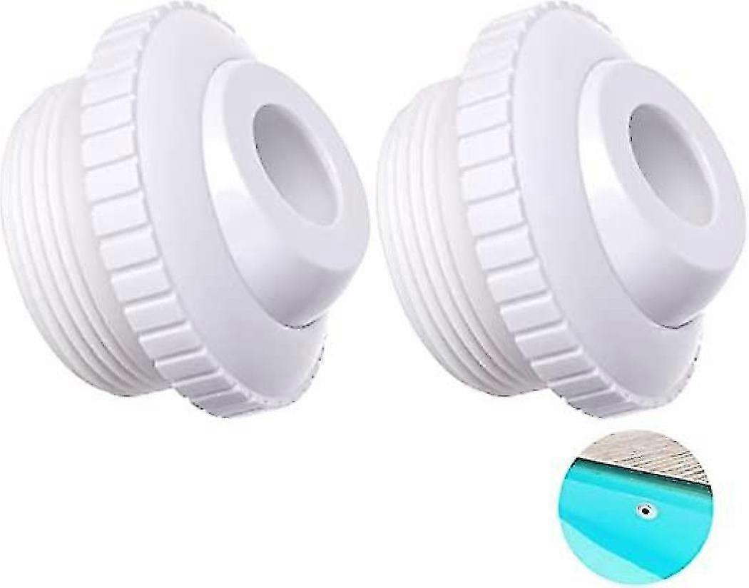 2pcs Pool Jet Nozzles, 3/4" Directional Flow Eyeball Inlet Jet, Swimming Pool Return Jet Replacement Parts