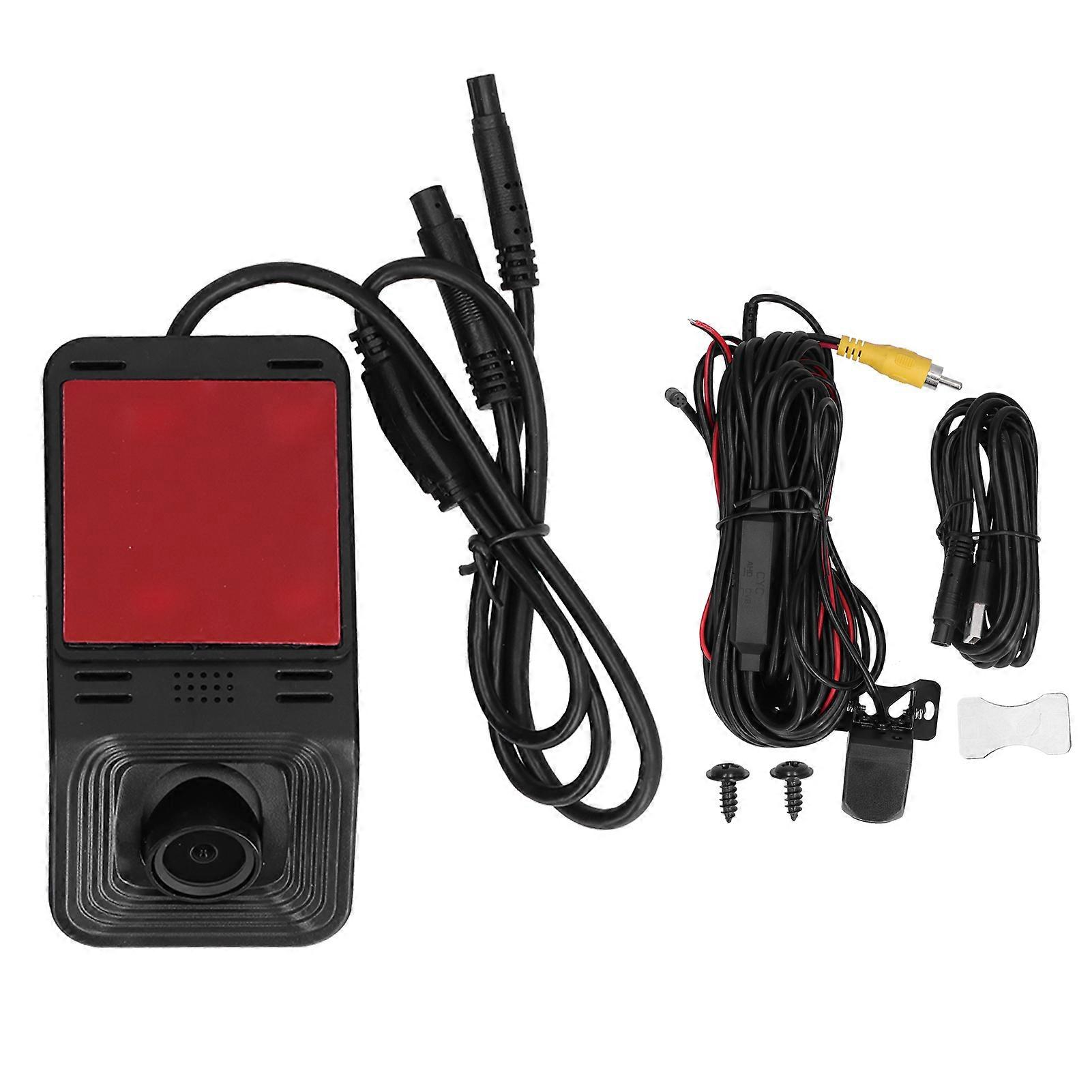 USB Dash Cam 1080P HD Fahren Recorder Auto DVR ADAS Dual Objektive Universal für Android Navigation