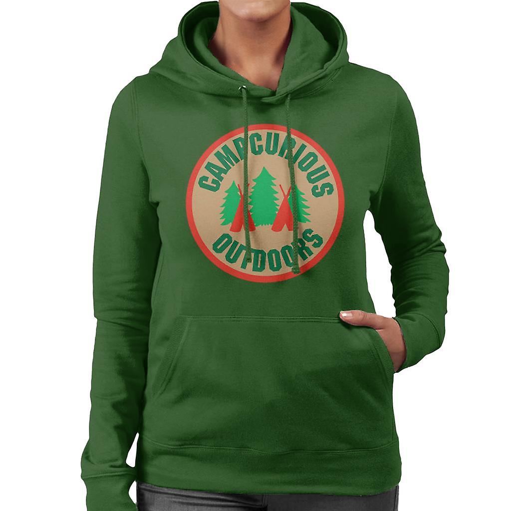 Curious George Camp Curious Outdoors Women's Hooded Sweatshirt