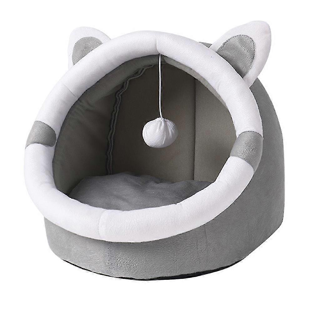 Lits pour chats d’intérieur, lits pour chats lavables en machine, lits pour animaux de compagnie pour chats ou chiens d’intérieur
