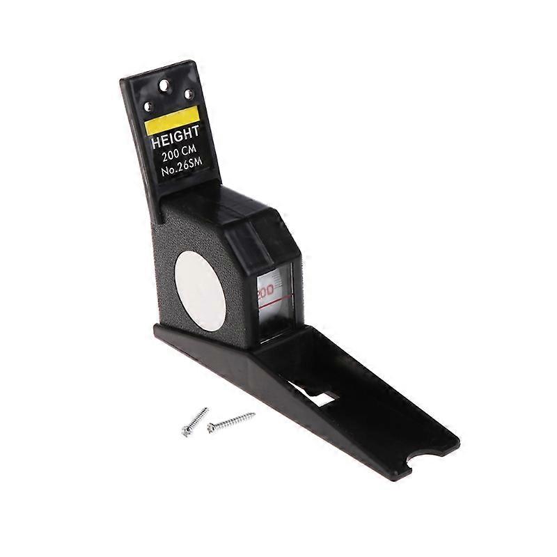 New 200cm Stadiometer Black Wall Mounted Height Meter Growth Ruler CM Metric Instruments and Apparatus