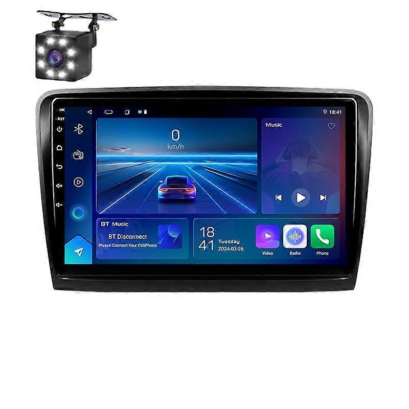 For Skoda Superb 2 B6 2008 - 2015 Car Multimedia Radio Carplay Navigation Android Auto GPS