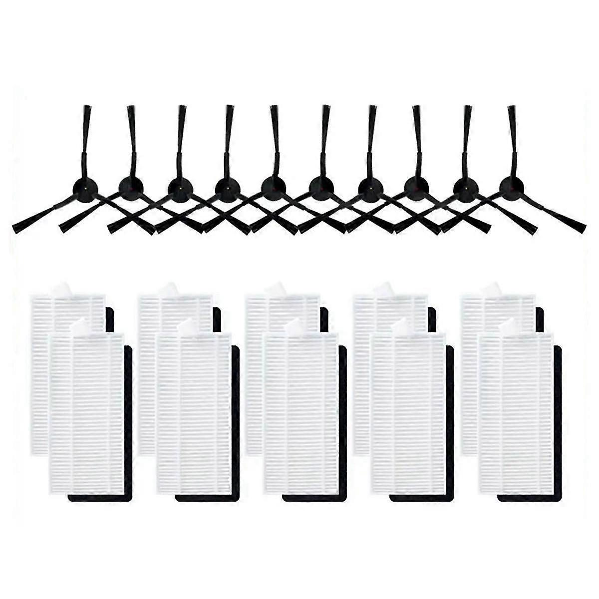 For E2 / E2 Pro Robot Vacuums Hepa Filter Side Brush Accessories Spare Part Replacement
