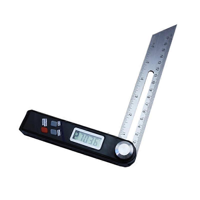 17cm/6.69inch Digital Display Square Woodworking Measuring Ruler Tools