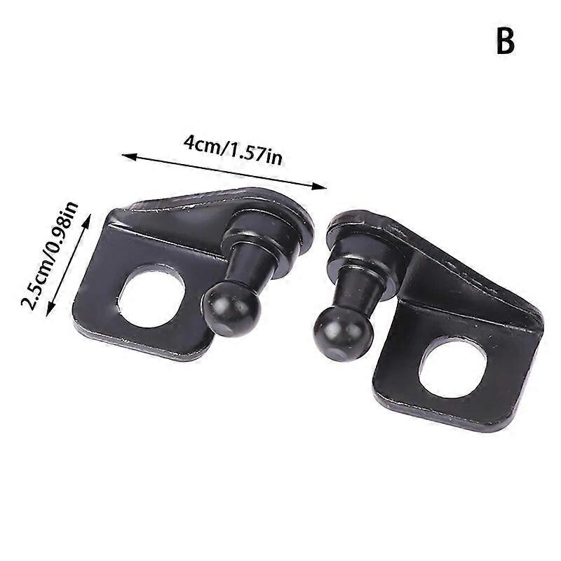 1Pair Universal Car Ball Stud Gas Shock Struts Mounting Bracket for Gas Spring Struts Lift Support Shock