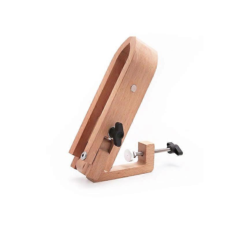 Aigaeer Mini Stitching Pony Table Clamp Hand Wooden Clip Adjustable stitch Clamping Table Top Fixed Foldable Leather Sewing Tool