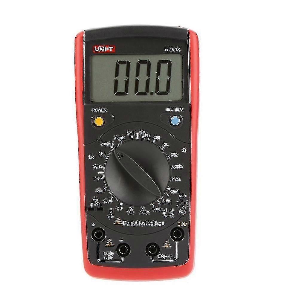 Digital Multimeter Trms 4000 Counts With Dc Ac Voltmeter And Auto-ranging Fast Accurately Measures Voltage, Current, Resistance, Capacitance