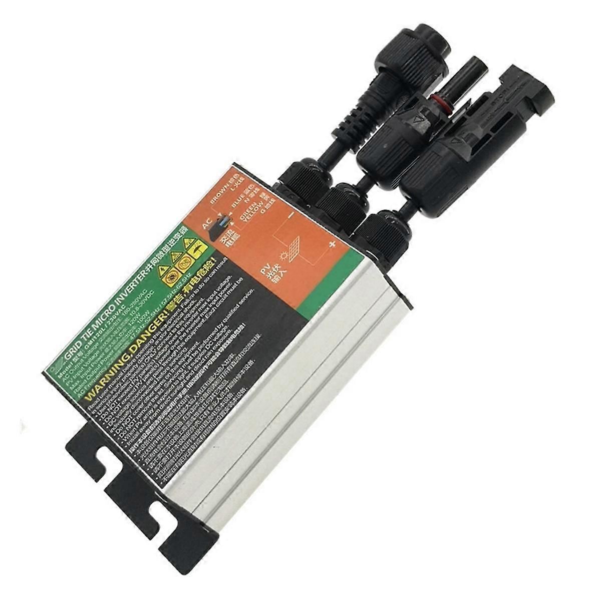 180W Solar Microinverter Solar Grid Tie Inverter Waterproof Pure Sine MicroInverter DC30V Input 230