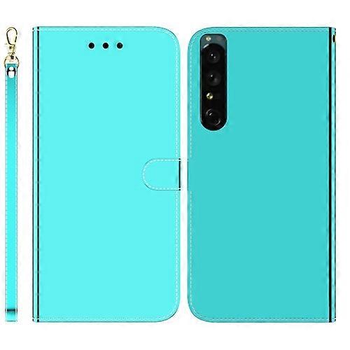 For Sony Xperia 1 IV Imitated Mirror Surface Horizontal Flip Leather Phone Case