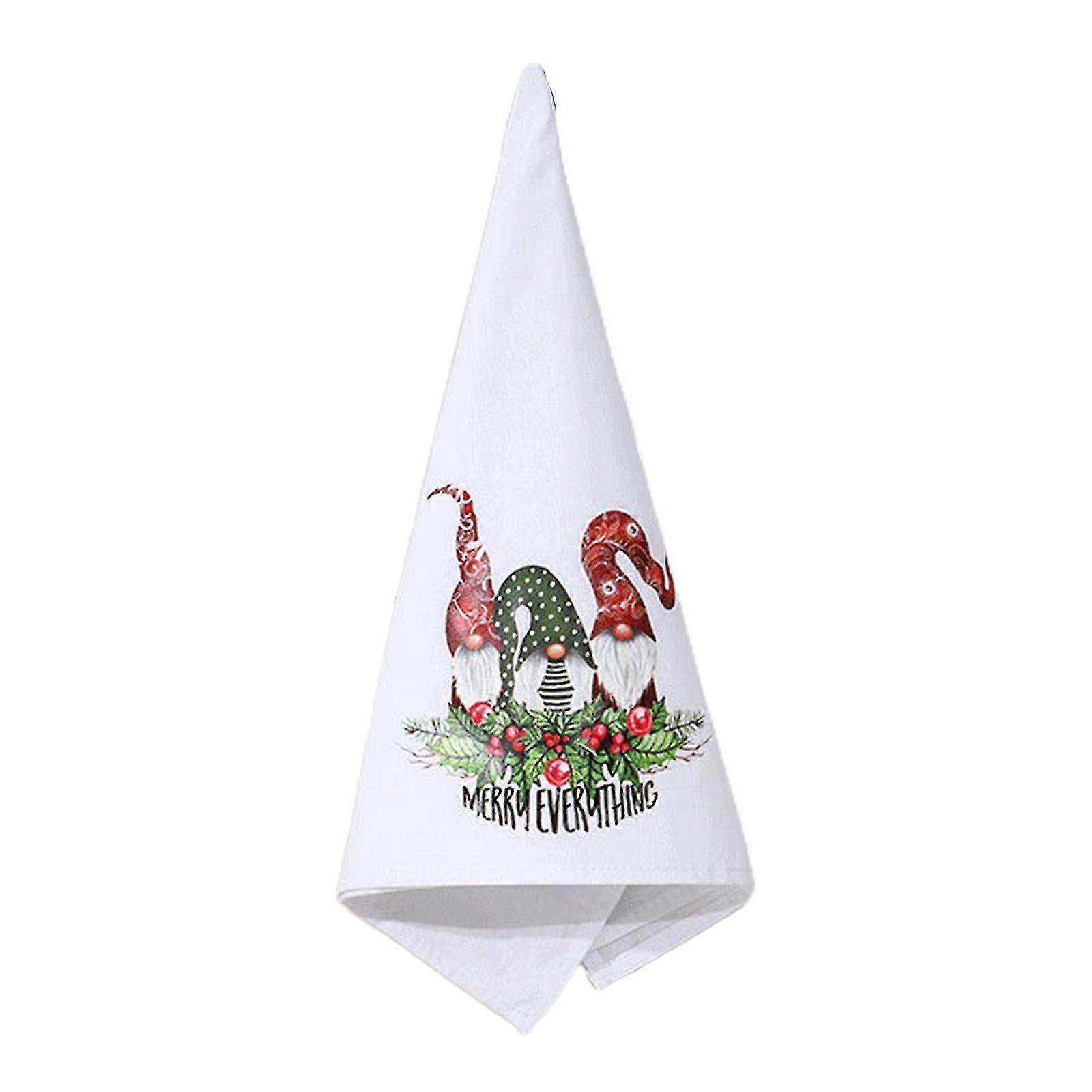Kerst handdoek Leuke Kabouter Patroon Xmas Kleuterschool Portable