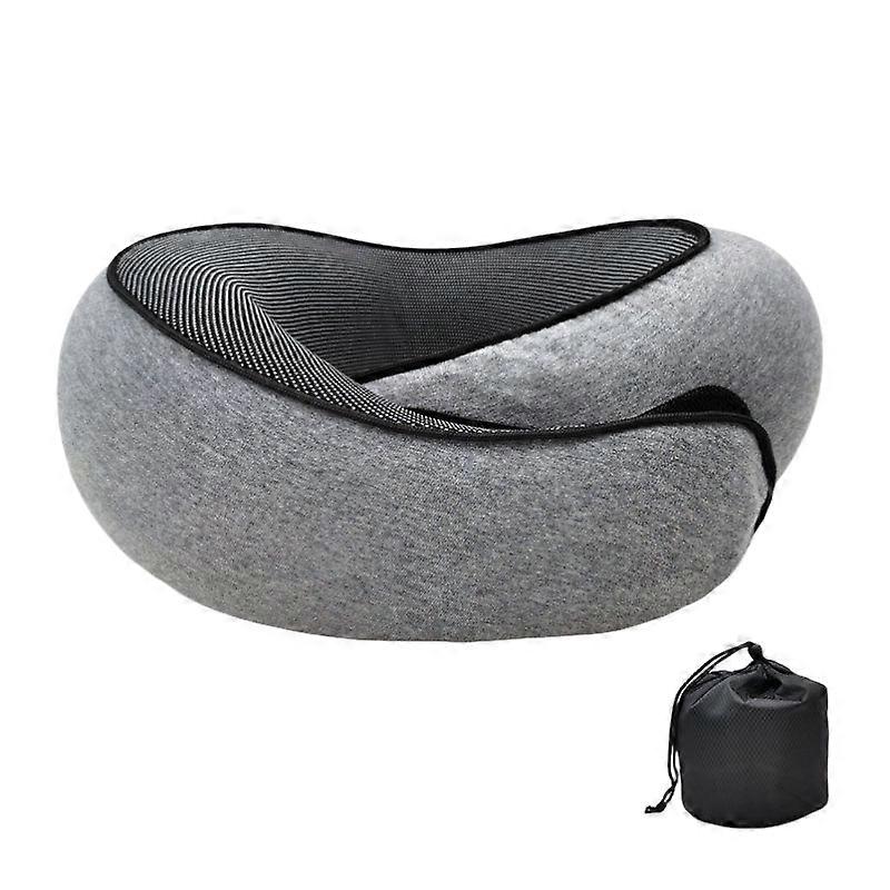 Safety Neck Pillow for Travel Memory Foam Comfortable & Breathable Soft U Shaped