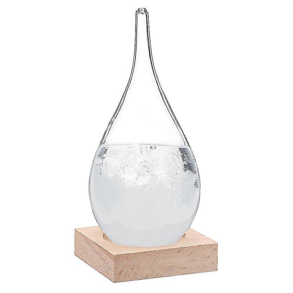 Storm Glass Weather Station,drop-shaped Weather Predictor Weather Forecaster Tool For Home And Room Desktop Decoration