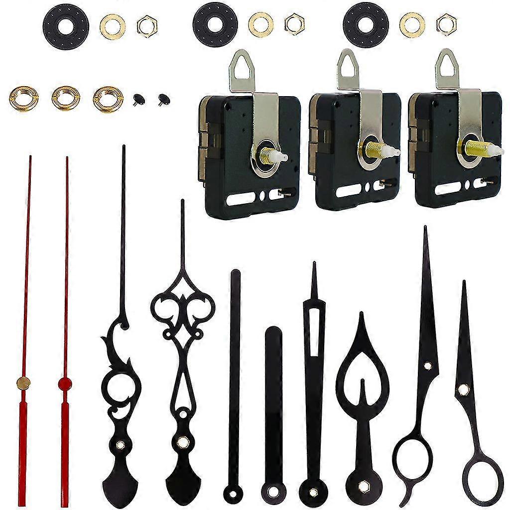 Quartz Clock Movement Battery Powered Clock Mechanisms Wall Clock Mechanism Motor Replacement Parts Diy Repair Parts Long And Short Shaft Clock Mechan
