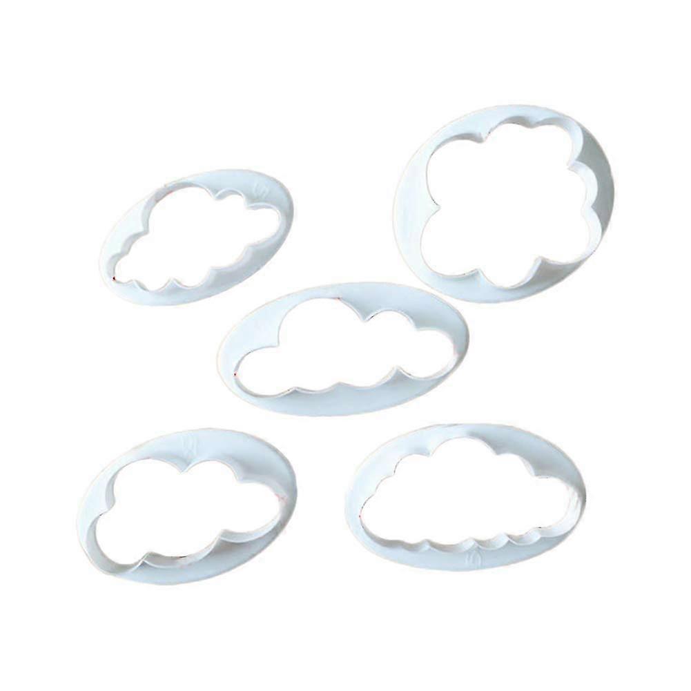 5-piece Cloud Cookie Cutter Set Children's Cookie Cutters Ideal For Baking Cake Decorations