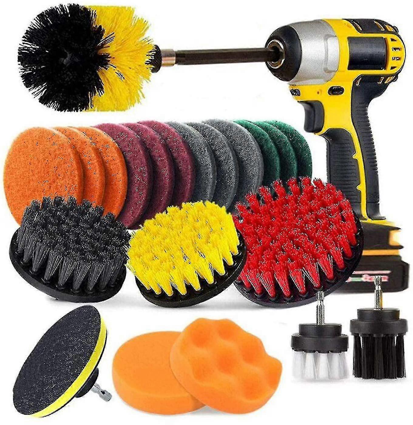 22 Piece Drill Cleaning Attachment Set