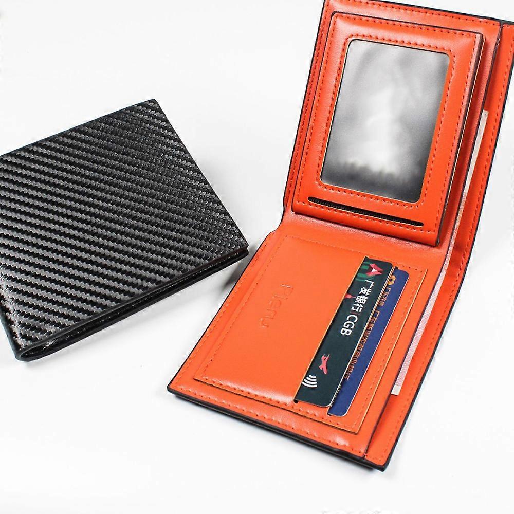 1pc fiber men's wallet (orange)