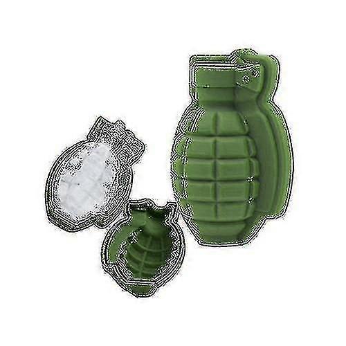 1 Grenade Ice Tray Mold, Green Zinuo Boutique