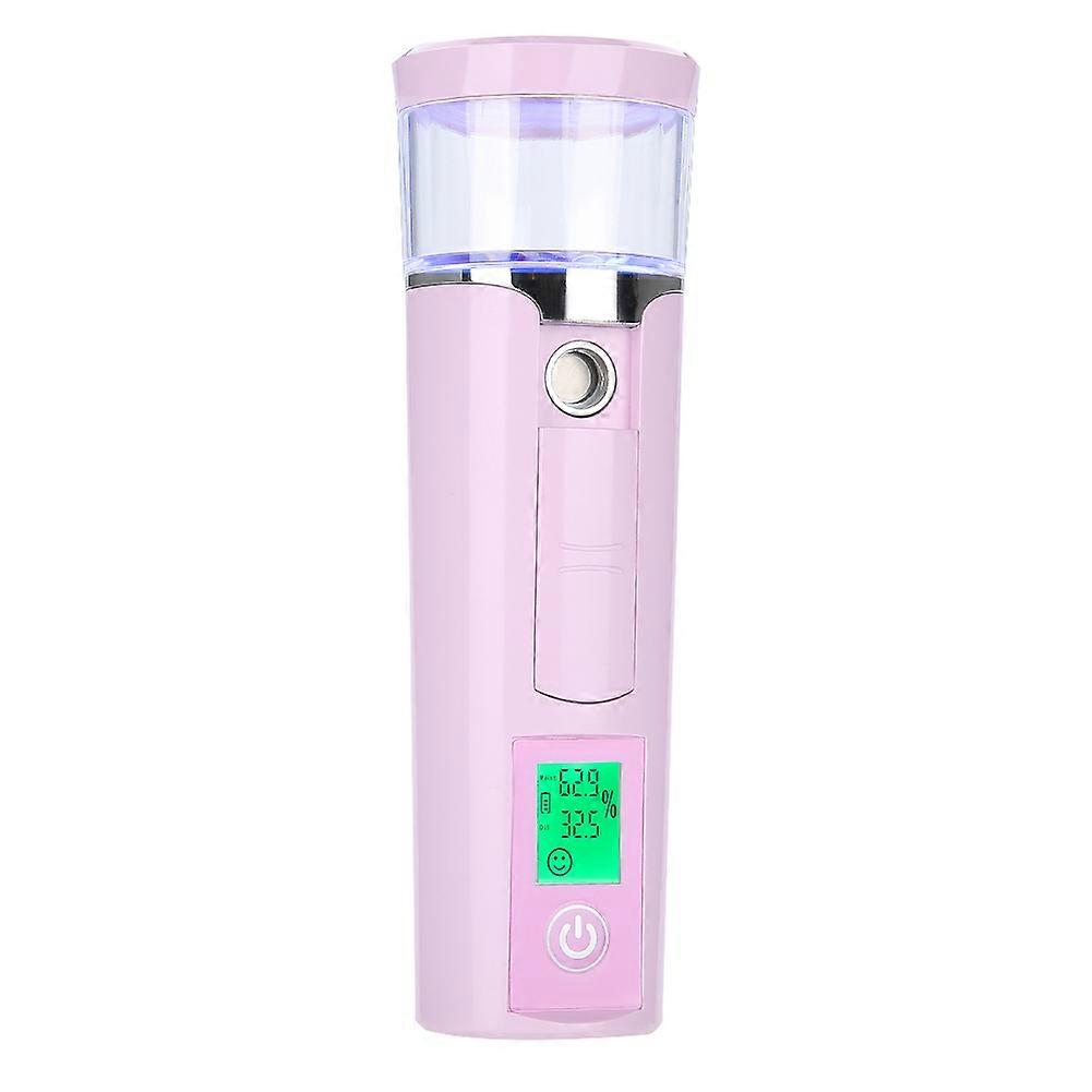 Cool Mist Sprayer Face Nano Atomization Handy Moisturizing Mist Spray Skin Beauty 40ml Pink