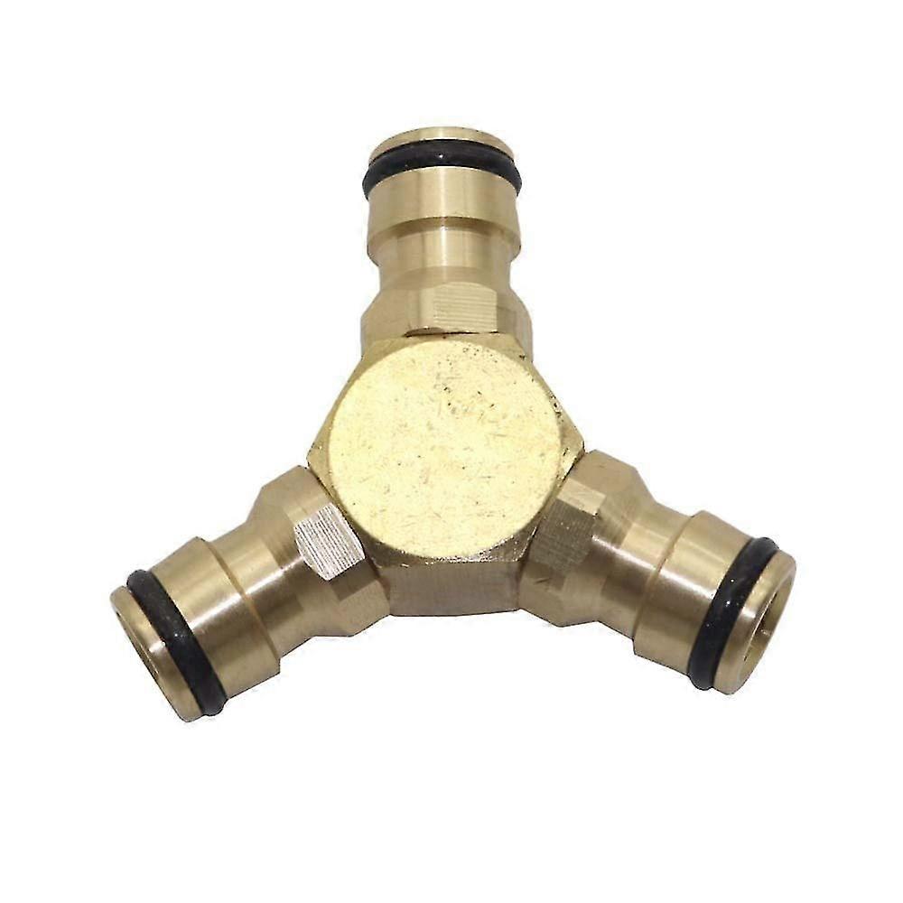 Homely 1/2" Quick Fit Divisor Frost Resistant Y Type Garden Hose Connector Connections To A Water Pipe Water Hose Connecto