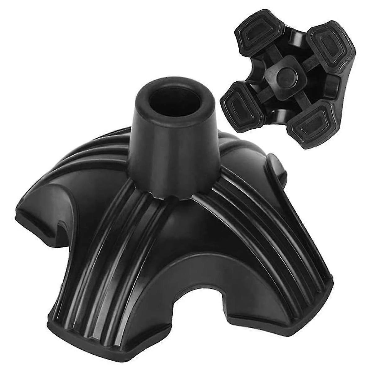 Cane Tip Self-standing Non-slip Four-base 4- Replacement Foot For Cane, Four-legged Cane Foot Cover,2 Pcs