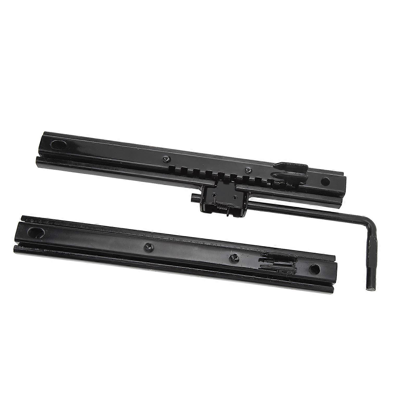 2Pcs Seat Slider Track Strong Strength Adjustable Seat Slider Track for Go Kart Four Wheel Off Road ATV UTV