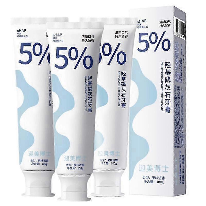 3X New Nano Hydroxyapatite Toothpaste
