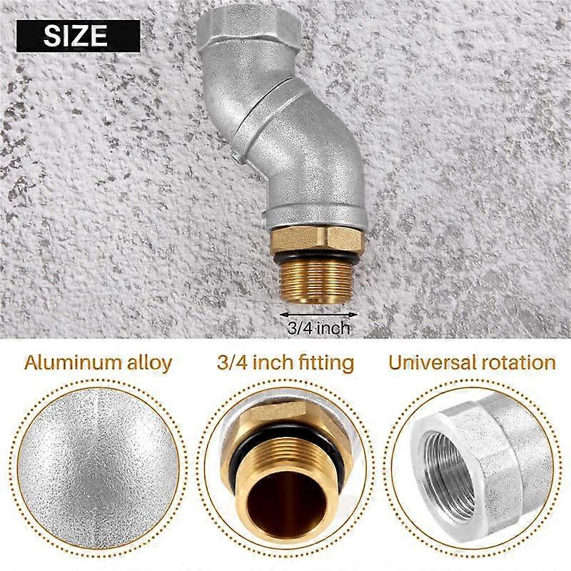 3/4 inch furtun de combustibil pivotant 360 conector rotativ pentru duza de combustibil multiplan avion de combustibil pivotant