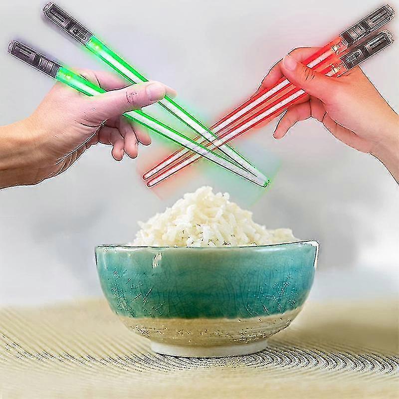 Lights Up Lightsaber Chopsticks Luminous Chopsticks Night Tableware Chopsticks