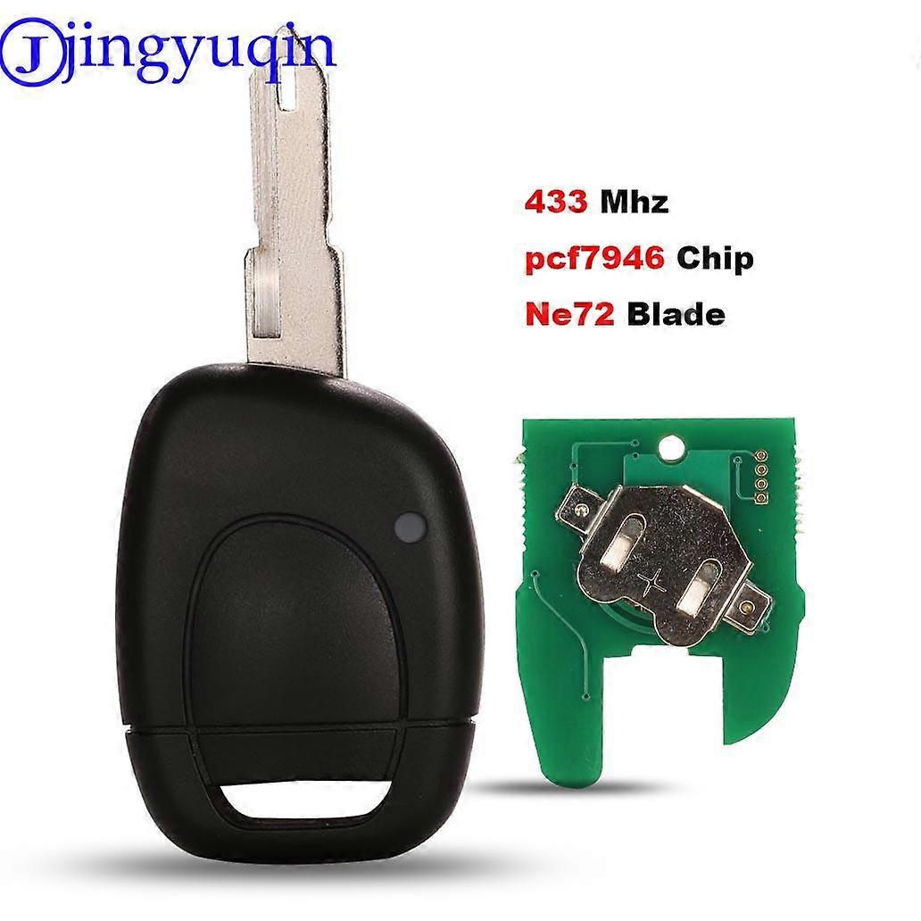 Car Remote Key Fit for Renault Master Kangoo Clio Twingo NE72 Blade PCF7946 Chip 433MHZ
