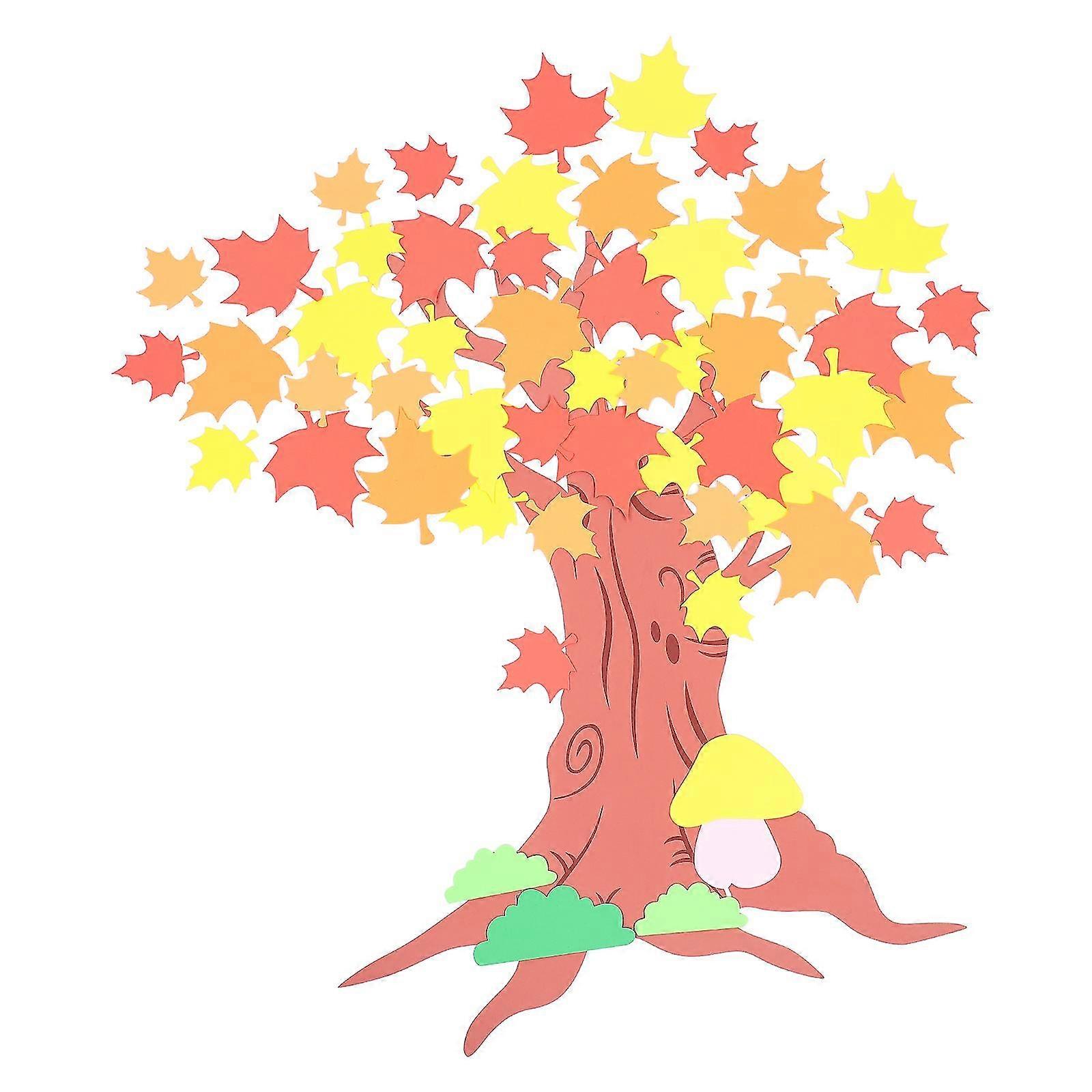 1 set di adesivi murali a forma di albero Decalcomanie tridimensionali a forma di albero