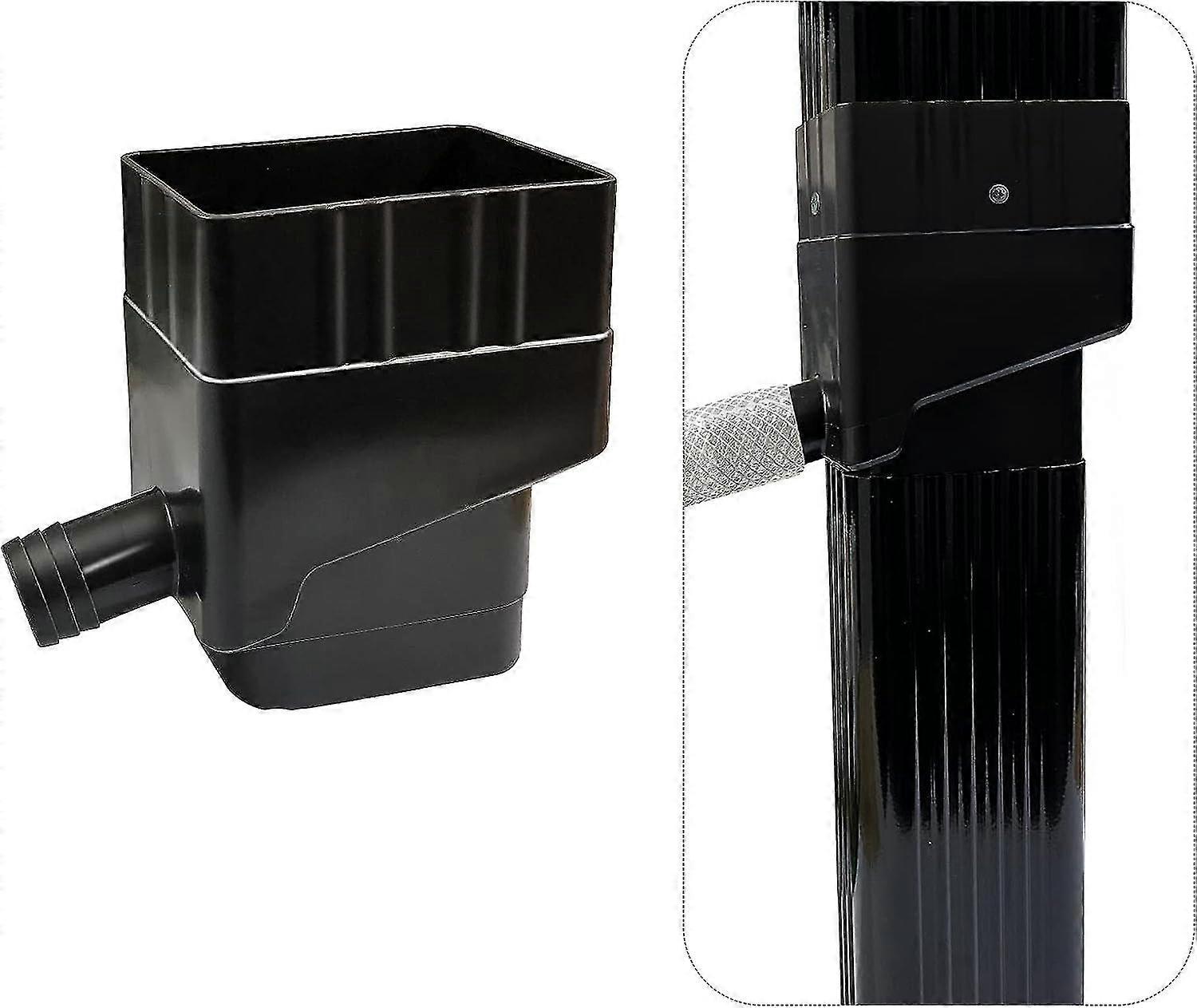 Rain Collector For Downpipes, Rainwater Collector, Downpipes, Rain Barrel Connection Set, Rain Butt Connection Set, Square Rainwater Diverter, Suitabl