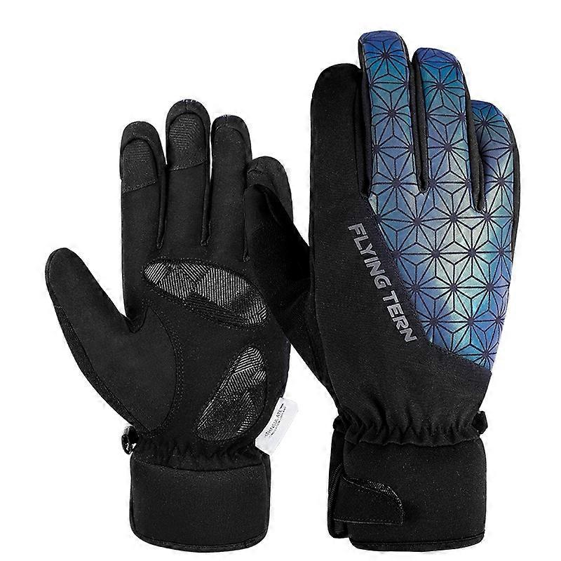 FLYING TERN 315 Thicken Cycling Windproof Warm Touch Screen Gloves, Size: L