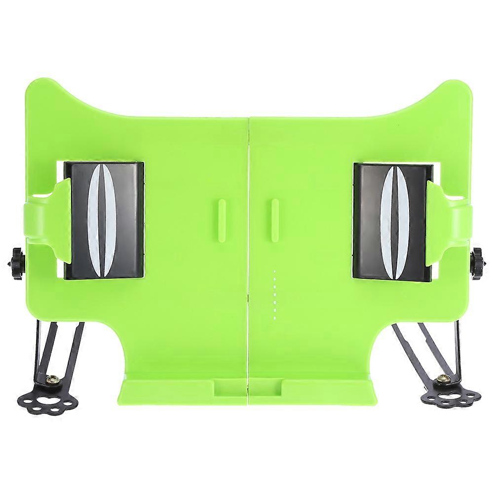 Extendable Foldable Book Reading Rack Stand Holder (Green)