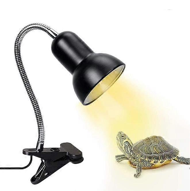 Turtle Heat Lamp, Reptile and Amphibian Lamp and 360 Swivel Clamp suitable for Turtle, Snake, Lizard, Cockatoo, Chameleon etc.