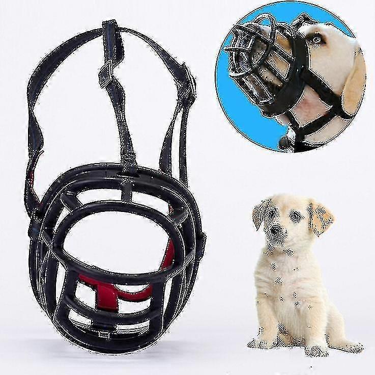 Dog Muzzle Prevent Biting Chewing And Barking Allows Drinking And Panting, Size: