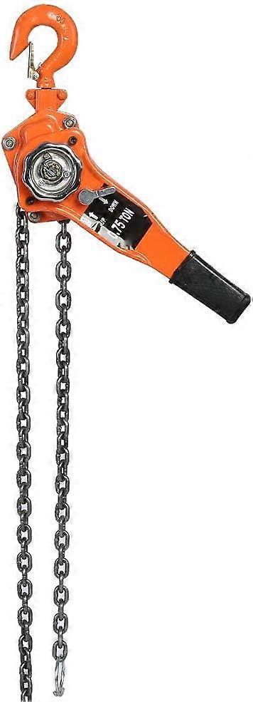 nice 0.75t Chain Hoist, Lever Manual Ratchet Chain Block, Lifting Manual Chain Hoist Lifting Height 3m