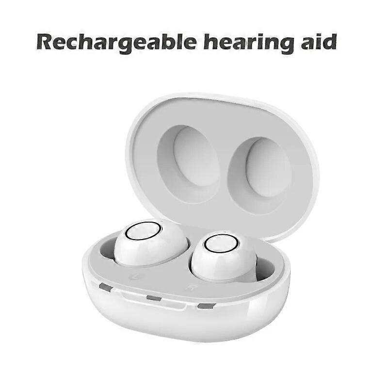 Høreapparat oplades TWS Invisible in-ear til høretab og ældre døve justerbar lydforstærker