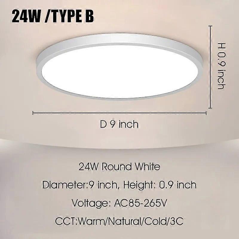 מנורות תקרה לד דקות במיוחד 30w 20w 15w 10w פאנל מודרני אורות תקרה לסלון חדר שינה מטבח גוף תאורה מקורה