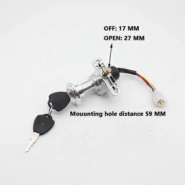 USER-X motorcycle modified universal start ignition switch electric door lock key switch For YAMAHA BWS ZUMA Flame GTR JOG RSZ