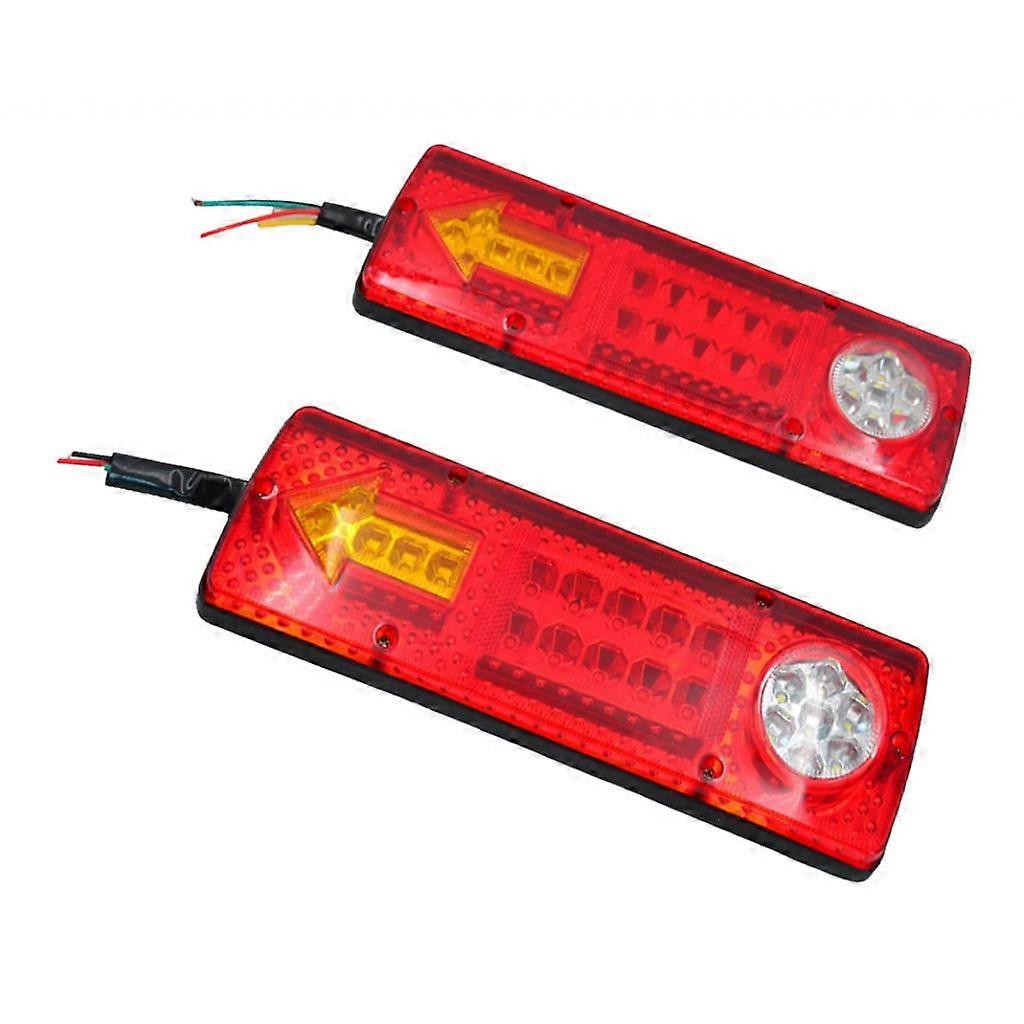 12V Universal Tail Brake Stop Turn Indicator Trailer Rear Light 23 LED