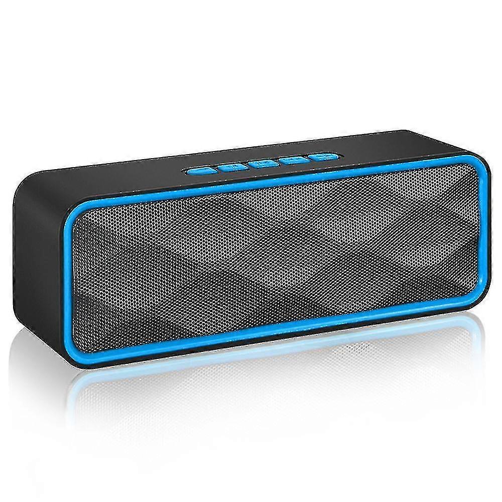 Portable Bluetooth Speaker, Tws Bluetooth 5.0 Wireless Speaker(blue)