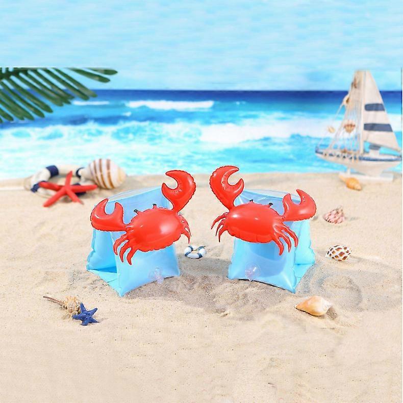 Swimming Armband, Inflatable Crab Swimming Armband, Swimming Armband for 3 4 5 6 Years Old