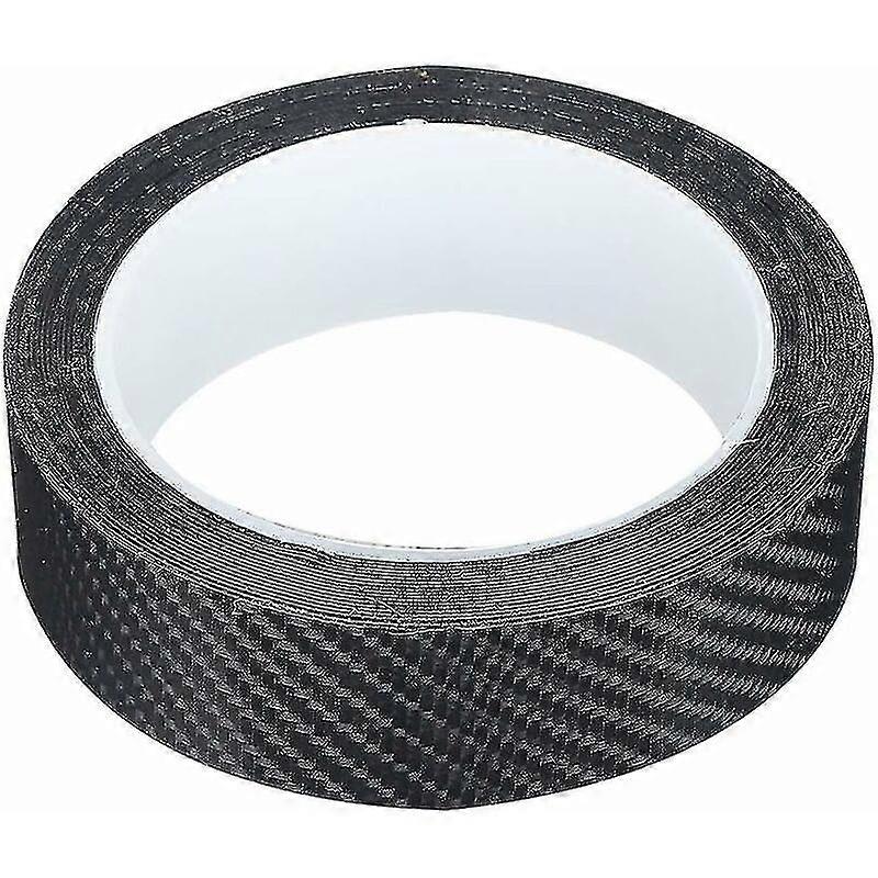 5 م / 16.4 قدم فيلم حافة باب السيارة الأسود ملصق مضاد للخدش لحافة الباب ، مصد الباب ، شريط الحماية ، ملصق شريط من ألياف الكربون