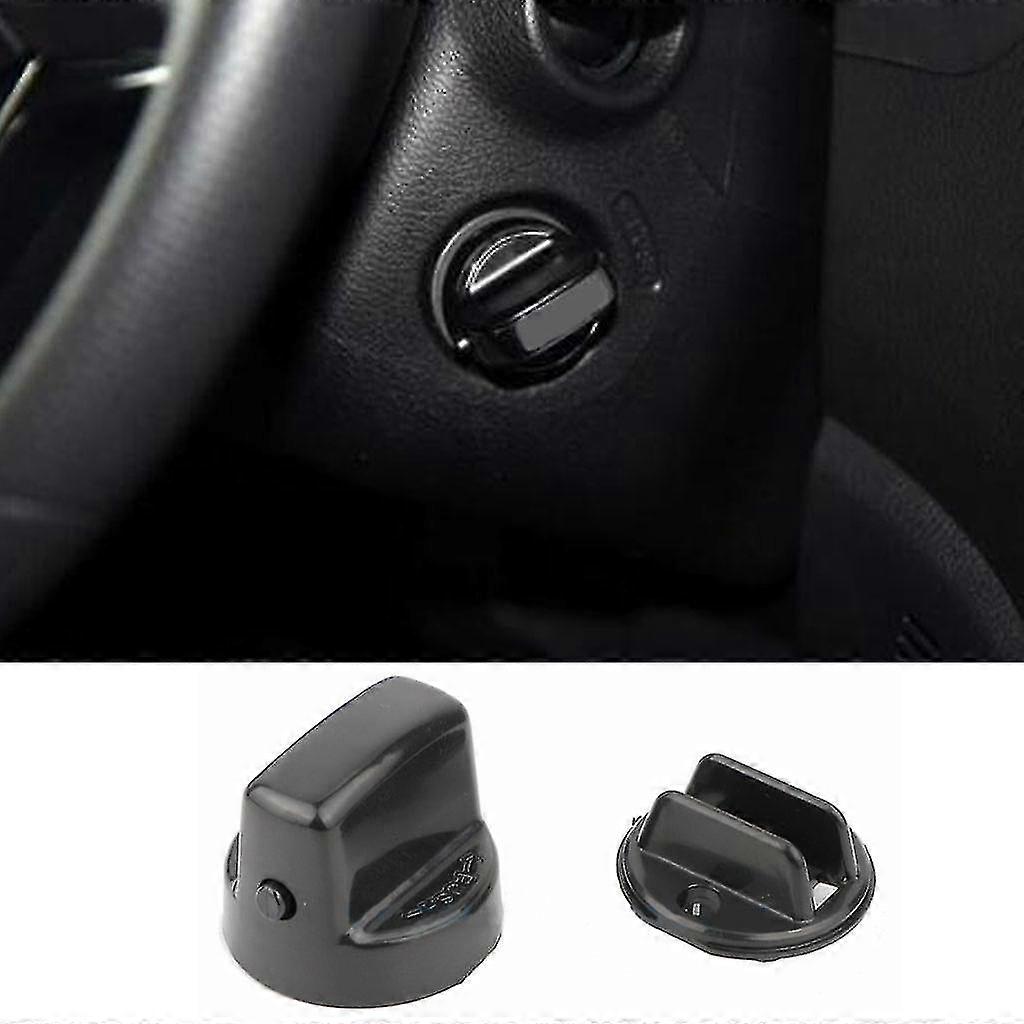 Genuine OEM Mazda Ignition Key Knob Push Start Switch & Base Mount – Set Of Two (D461-66-141A-02, D6Y1-76-142)