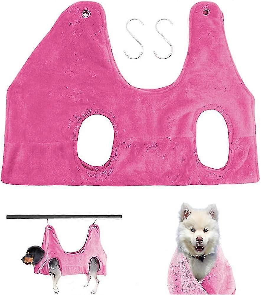 Dog Hammock Helper Pet Grooming Hammock Dog Grooming Hammock Restraint Bags For Bathing Washing Grooming And Trimming Nail