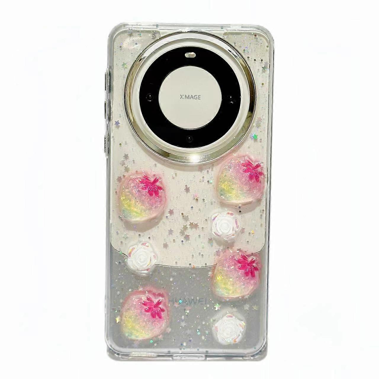 Strawberry Flower  Case For Huawei Mate 60 / Mate 60 Pro