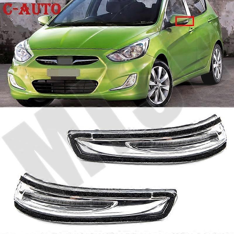 Side Rearview Mirror Turn Signal car light Flashing car light Indicator Lamp 87614 1R000 87624 1R000 For Hyundai Accent 2011-2017